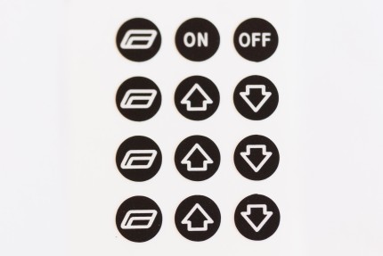 Replacement window control buttons decals kit for for saab 900 classic SAAB Accessories