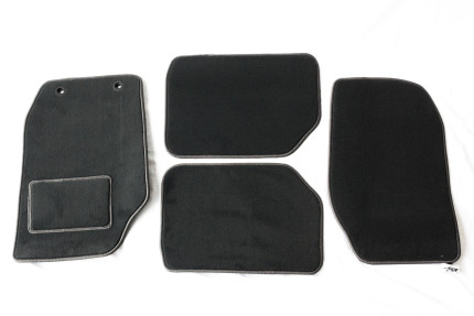 Complete set of textile interior mats  (grey) for saab 900 convertible 1990-1994 Interior Mats set