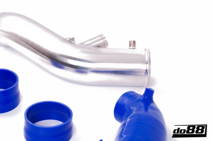 Inlet pipe with blue hoses for SAAB 9-3 2.8T V6 2006-2011 (BLUE) Turbochargers and related