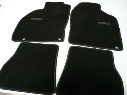 Complete set of textile interior mats saab 9.3 (Black) Interior Mats set