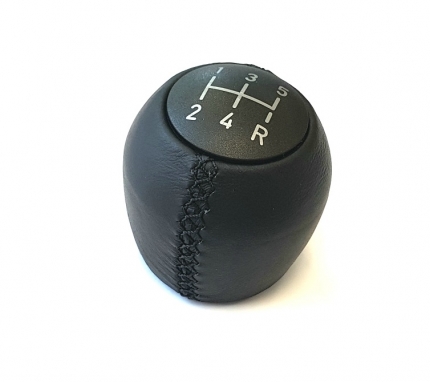 Leather gear knob for saab 900 NG, 9.3 and 9000 Others interior equipments