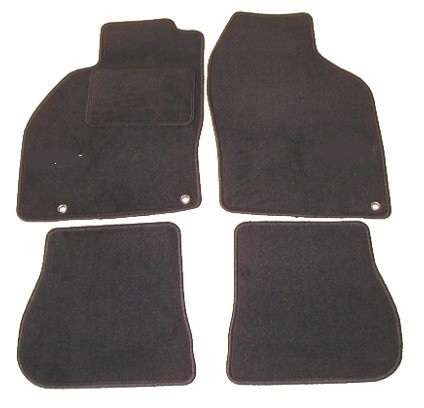 Complete set of BLACK  textile interior mats saab 900 classic Hatchback and sedan SAAB Accessories