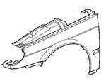 Front fender / wing saab 9.5 1998-2001, Left Bonnet, fenders and wings