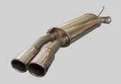 Silencieux arriere sport inox Echappement
