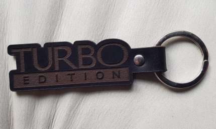 Leather saab turbo edition keyring SAAB Accessories