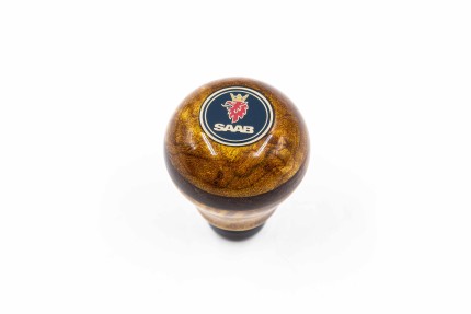 Light walnut gear knob for saab 900 classic saab gifts: books, saab models and merchandise