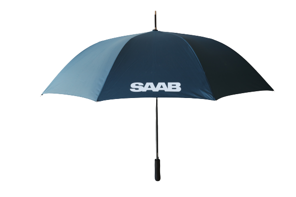 NEW GENUINE SAAB UMBRELLA BLUE SAAB LOGO SAAB ACCESSORY GIFT