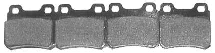 Rear Brake pads for saab 900 NG  1994-1996 saab Brake system