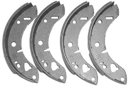 Brake shoe kit for saab 95, 96 Hand brakes system