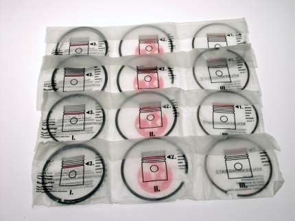 Jeu complet segments de pistons (taille standard), saab 9.3, 900 NG, 9000 Pieces interne moteur