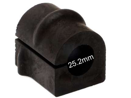 Silent bloc barre anti rouli avant 25,2 mm, saab 9.3 NG Silent bloc