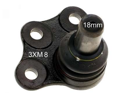 Ball joint, saab 9.5 Front absorbers