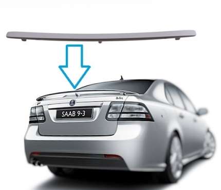 Rear spoiler for saab 9.3 2008-2012 SAAB Accessories