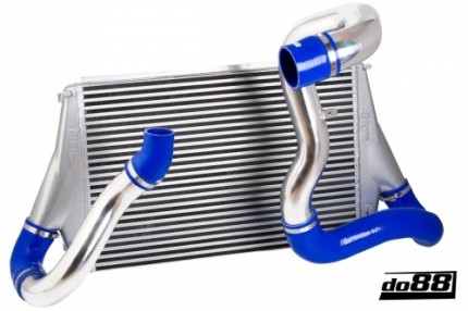 Front mounted Intercooler kit for Saab 9-3 2.8T V.6 2006-2011 (Blue) Engine