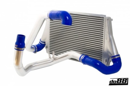 Kit de intercooler montado en la parte delantera para Saab 9-3 2.0T 2003-2011 (Azules) Motor