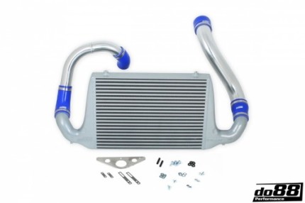 Front mounted Intercooler kit for Saab 900 classic turbo 1981-1986 (BLUE) Engine