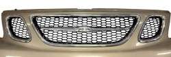 Front grill black and chrome saab 9.3 II Front grille