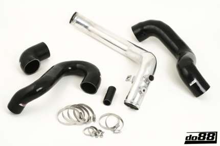 Pressure Pipe with Black Hoses Silicone Saab 9.5 2001-2009 Engine
