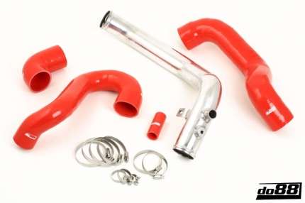 Conducto de admisión inox con mangueras de silicona Saab 9.5 2001-2009 (rojas) Novedades