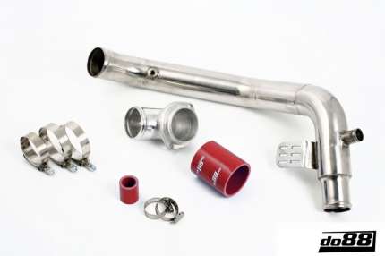 Delivery Pipe with red hoses for saab 900 and 9.3 Engine