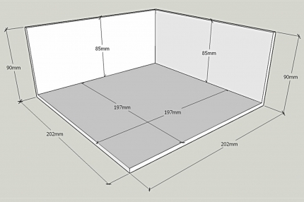 Diorama Saab display stand, miniatures saab garage New PRODUCTS