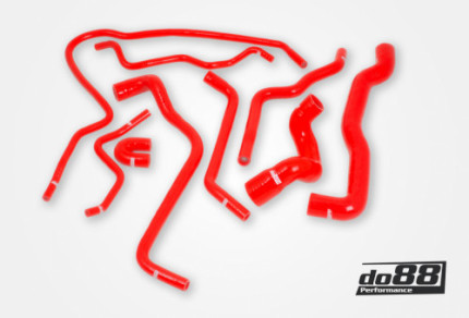 Kit durites silicone de refroidissement Saab 9.3 1999-2003 (Rouge) Refroidissement eau moteur