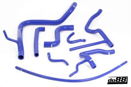 Kit Durites de Refroidissement et chauffage en silicone pour saab 900 Turbo 8 soupapes (BLEU) Refroidissement eau moteur