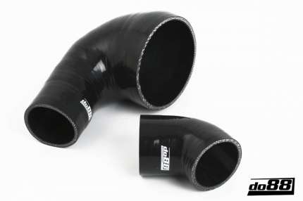 Inlet silicone Hoses kit for saab 900 Turbo 8 valves (BLACK) Engine