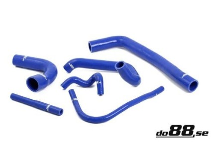 Coolant hoses kit in silicone Saab 9000 Turbo 1994-1998 (BLUE) Water coolant system