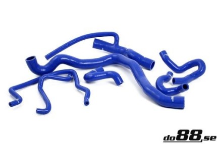 Kit durites silicone pour refroidissement Saab 9.3 2.0T 2003-2011(BLEU) Refroidissement eau moteur