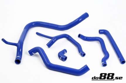 Radiator and Heater silicone Hoses kit for saab 900 classic turbo 16 valves (BLUE) Water coolant system