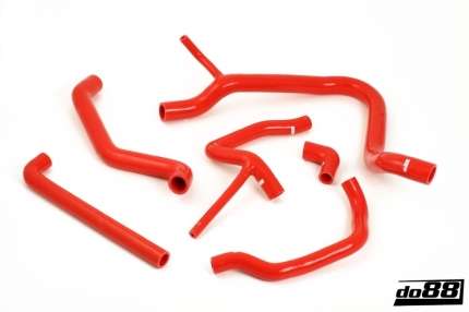 Kit Durites de Refroidissement et chauffage en silicone pour saab 900 Turbo 16 soupapes (ROUGE) Refroidissement eau moteur