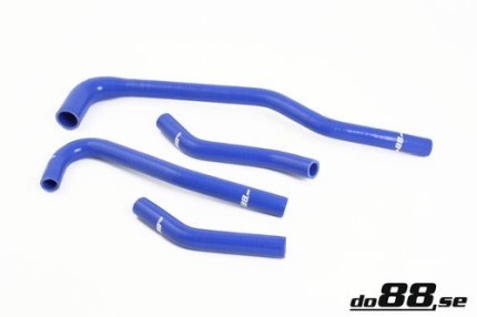 kit durites de chauffage en silicone pour Saab 9000 Turbo 1992-1998 (BLEU) Moteur