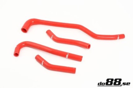 kit durites de chauffage en silicone pour Saab 9000 Turbo 1992-1998 (ROUGE) Moteur