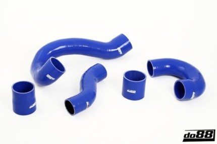Turbo, Intercooler hoses kit in silicone Saab 9.3 2.8T V6 turbo petrol 2006-2012 (Blue) Turbochargers and related