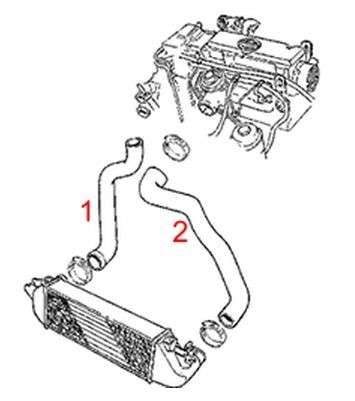 Durite entre turbo et intercooler saab 9.3 2.2 TID 2001-2002 Turbos et Pieces relatives