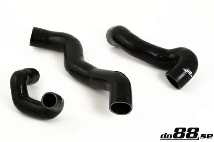 Durites silicone noires POUR INTERCOOLER CROSS FLOW Saab 900 et 9.3 Moteur