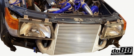 Intercooler para Saab 900 turbo de 1981 a 1986 (ROJO) Motor