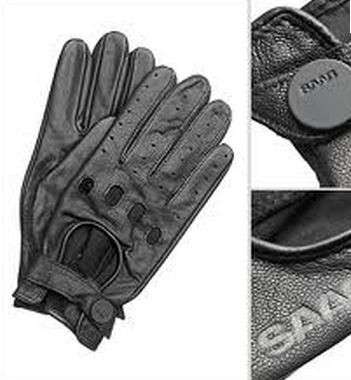 Gants de conduite SAAB neuf en cuir (taille XL) Cadeaux: livres, SAAB minatures...