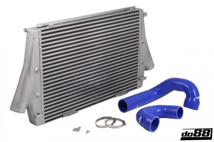 Kit Intercooler Alu hautes performances plus durites Saab 9.3 1.8T 2.0T 2003-2011 (BLEUE) Moteur