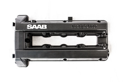 Rocker cover for saab 9.3, 9.5 Carbon type finish New PRODUCTS