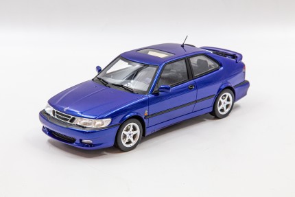 Saab 9-3 Viggen 1/18 eme en bleu Cadeaux: livres, SAAB minatures...