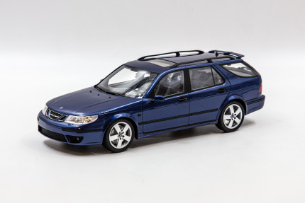 Saab 9-5 Estate Aero modelo 1:18 azul oscuro Novedades