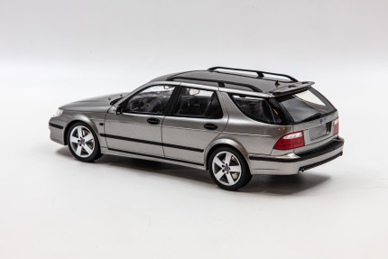 Saab 9-5 Estate Aero model 1:18 grey saab gifts: books, saab models and merchandise