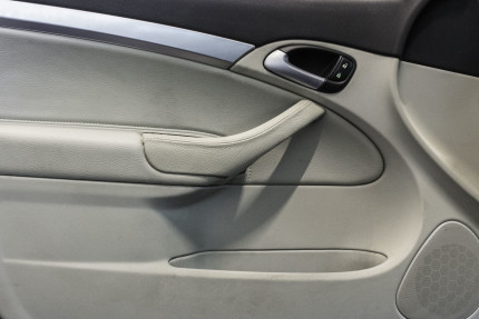 Beige Leather doors handles covers kit for saab 9.3 sedan 2003-2012 Dashboard