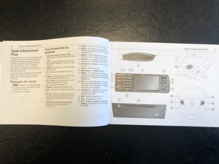 Manuel d'infotainment du propriétaire saab 9.3 2005 Accessoires saab