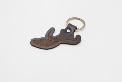 Llavero de cuero saab Hirsch Novedades