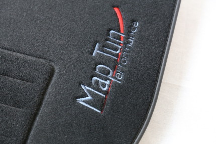 Tapis de sol textile GRIS MapTun pour saab 9.5 1998-2007 Tapis de sol et de coffre
