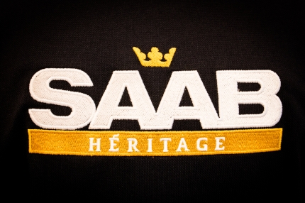 Short sleeved Saab Heritage polo in Midnight Blue Size L saab gifts: books, saab models and merchandise