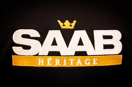 Short sleeved Saab Heritage polo in Midnight Blue Size L New PRODUCTS